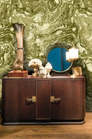 Papier peint Lokta Green Indus Soldes