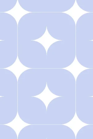 Meilleure Vente Papier peint géométrique art déco Tile Bleu