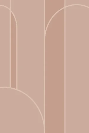 Bon Marché Papier peint arches art déco Transatlantic Marron