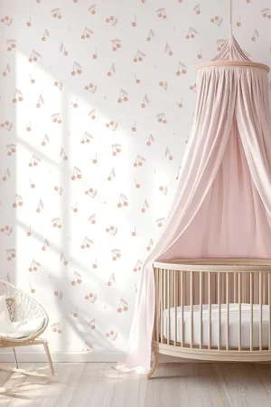 Produit De Marque PAPIER PEINT ENFANT - PINK CHERRY LOVE