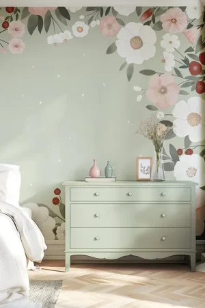 PAPIER PEINT DECOR - HARMONIE FLORALE Vente Flash