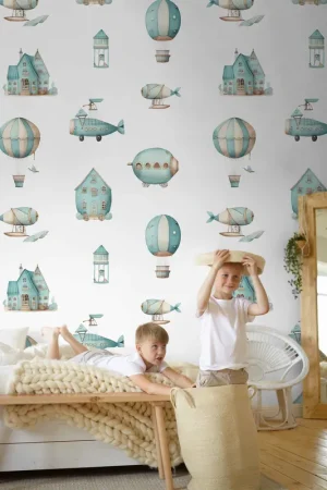 Dernier Modèle Nº375 Papier Peint - Les explorateurs du Ciel ☁️