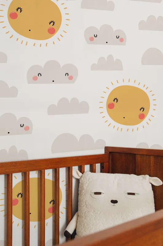 Usine Directe Nº05 Papier peint - Soleil et nuages