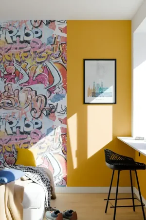 Retour Gratuit Papier peint panoramique LHip hop159 x 280 cm