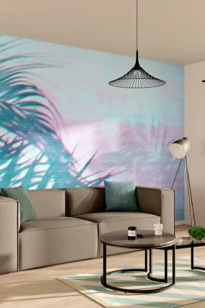 4MURSPapier peint panoramique XLDigital palms400 x 270 cm Nouveauté