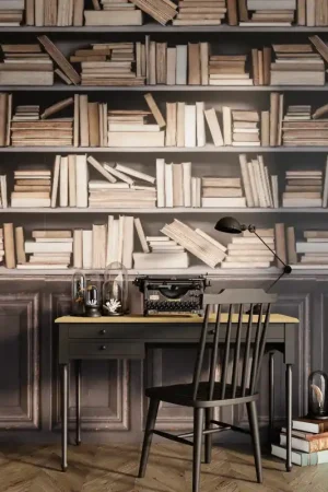 Expédition Rapide Papier peint panoramique LBookshelf159 x 280 cm