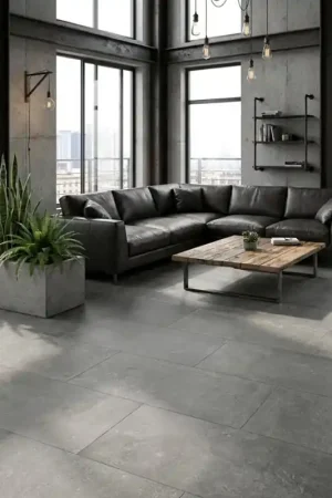 Dalle pvc à clipser 40,5x81 cm LOFT BRUN GRIS Seulement Aujourd'hui