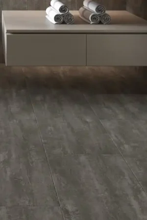 Sol pvc rigide à clipser effet béton 46x92 cm STONE MARQUINA Commander Maintenant