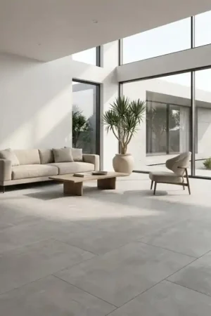 Dalle PVC clipsable effet béton 46x92 cm STONE GRAFITO Seulement Aujourd'hui