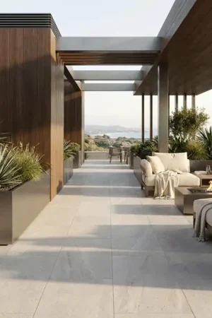 Meilleure Vente Carrelage BURLINGTON PEARL 60x120 cm Effet Pierre antidérapant R11 rectifié