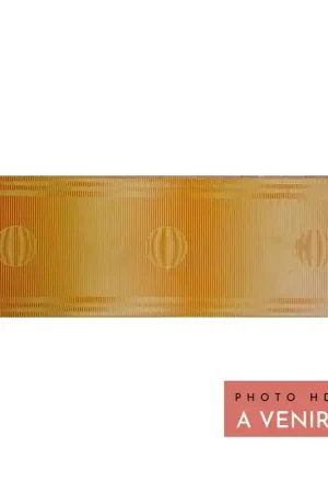 Haute Qualité Listel Verre Orange 2 Tons 201 6,4x20 cm - Orange Satiné