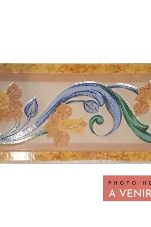 Carrelage Deco Lévigato Déco Giallo 16,5x33 cm - Multicolore Satiné Commande En Gros