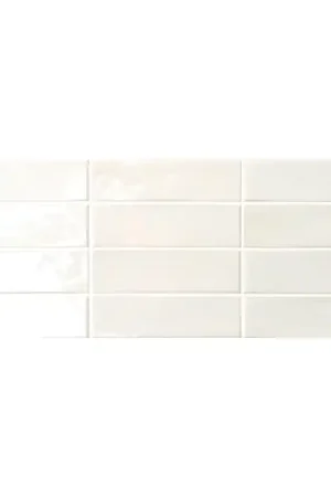 Faïence murale Zelli Bianco 20X50 cm - Blanc Brillant Paiement Sécurisé